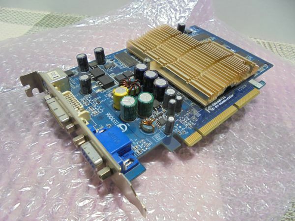 PCIE グラフィックカード　GV-NX66L128DP／通電確認済み