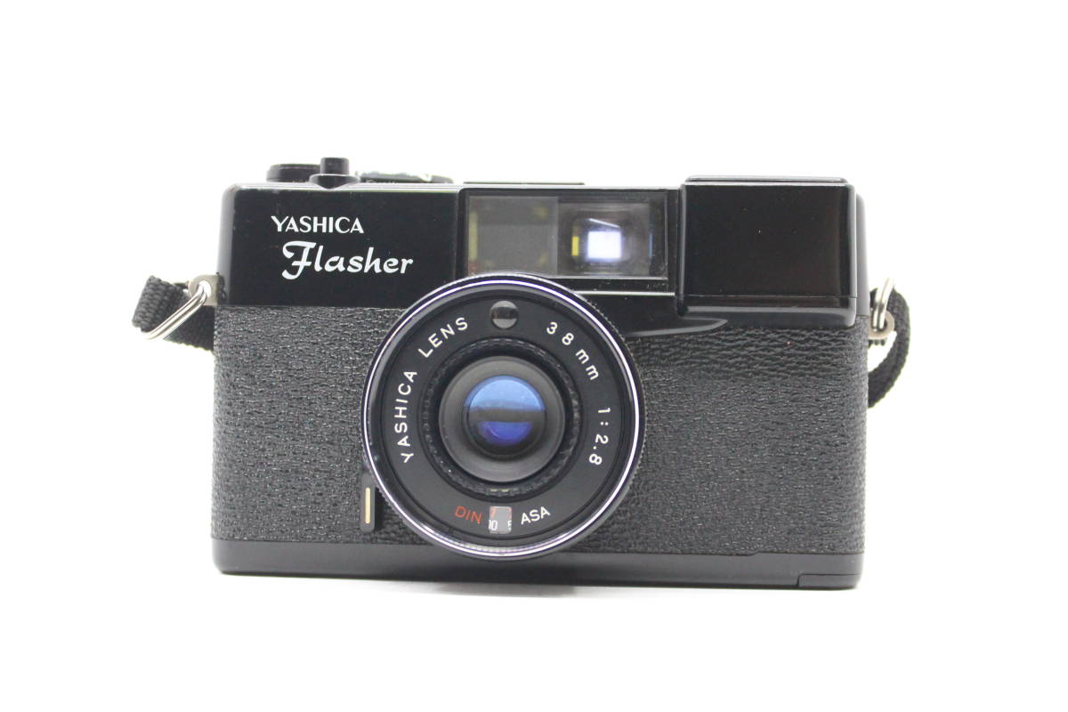 ★美品★YASHICA ヤシカ Flasfer 38mm F2.8 人気のコンパクトフィルムカメラ！ 希少な完動品！ OK5823