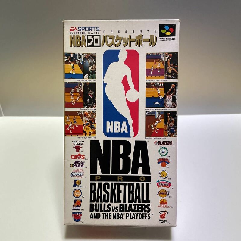 SFC NBAプロバスケットボール エレクトロニックアーツ ビクター スーパーファミコン 説明書