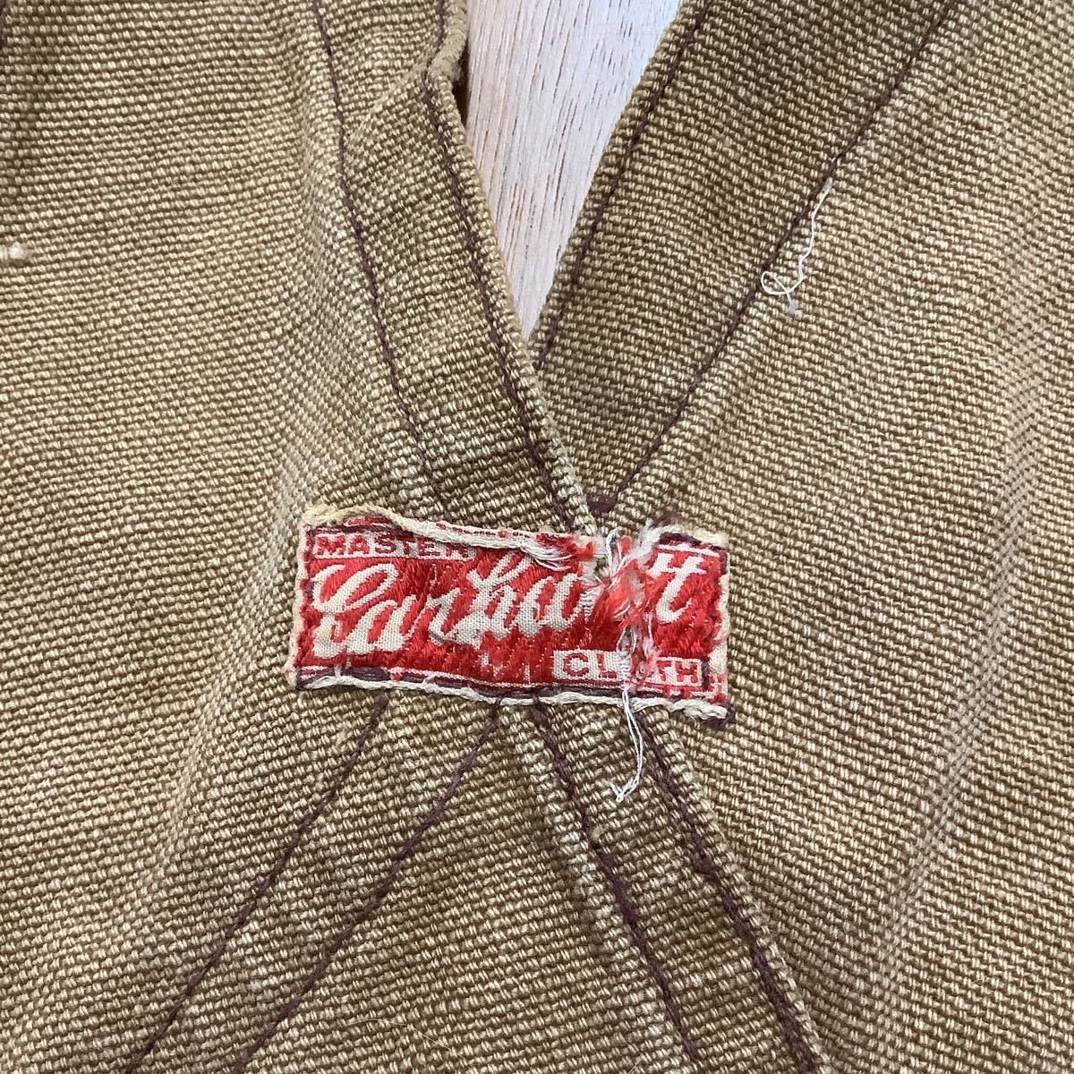 159.ビンテージカーハートオーバーオール1920年代物古着アメカジUSA製アメリカ製フリー＆イージーマイフリーダムダック地ハートボタン