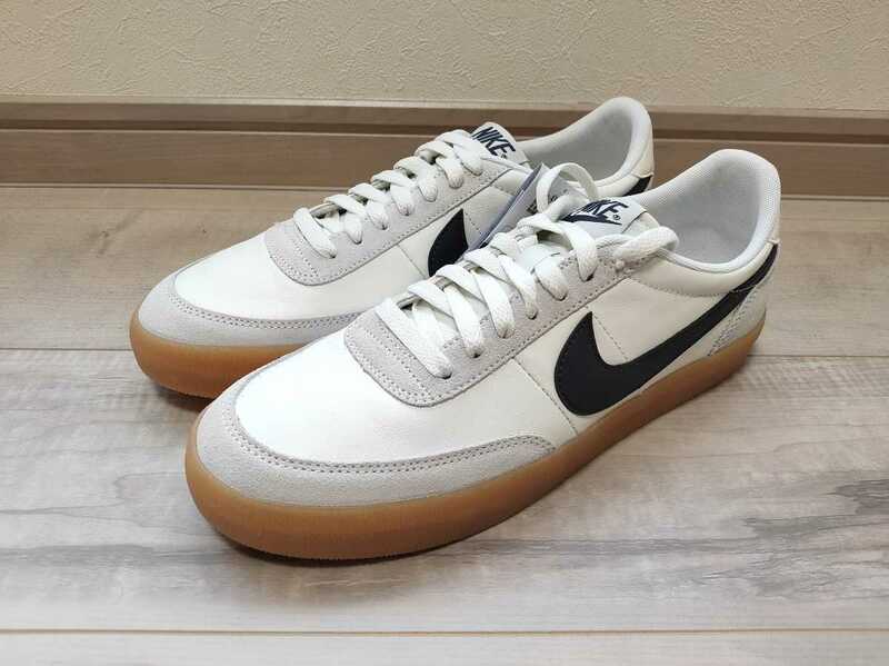 27.5cm 新品 NIKE×J.CREW KILLSHOT 2 LEATHER ナイキ×ジェイクルー キルショット レザー オイルグレー 黒 ブラック JCREW J CREW Jクルー