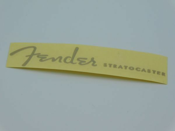Fender メタルロゴ ステッカー 補修・リペア用 Stratocaster ストラト Gold #DECAL-FEN-MGSTRAT
