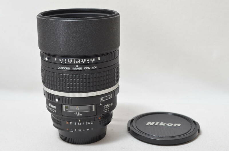  Nikon 単焦点レンズ Ai AF DC Nikkor 105mm f/2D フルサイズ対応　ジャンク扱い　#1327
