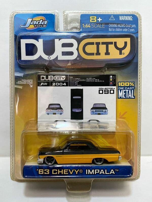 JADA 1/64 2004 DUB CITY '63 CHEVY IMPARA シェビー　インパラ　色褪せ黄ばみ