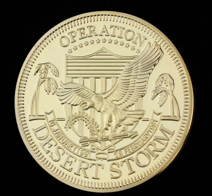オペレーションデザートストーム 記念コイン 米軍 チャレンジコインコレクション　グリーンマーカーに　94円で発送可能