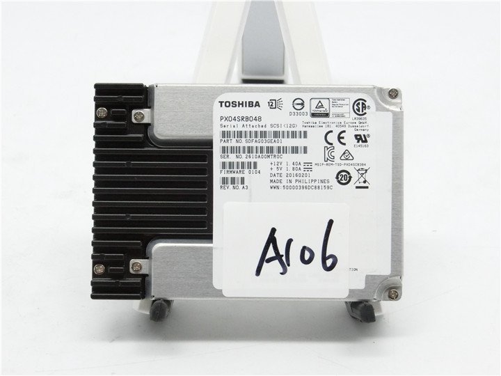 Toshiba px04SRB048　 480 GB、SAS SSD　動作品　　送料無料