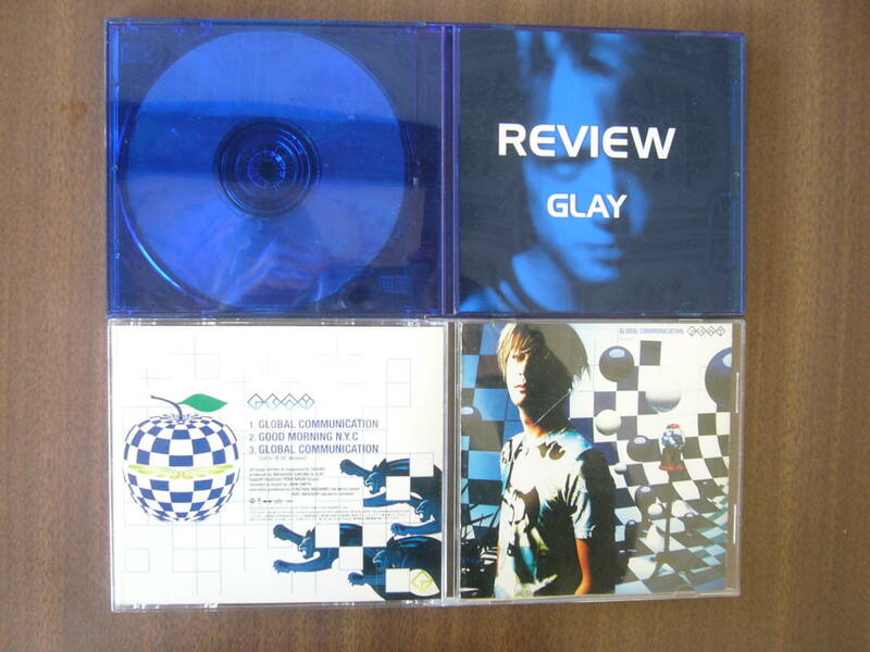 GLAY セット/ベストアルバム『REVIEW-BEST OF GLAY』（レビュー・ベスト・オブ・グレイ）＋22thシングル「GLOBAL COMMUNICATION」
