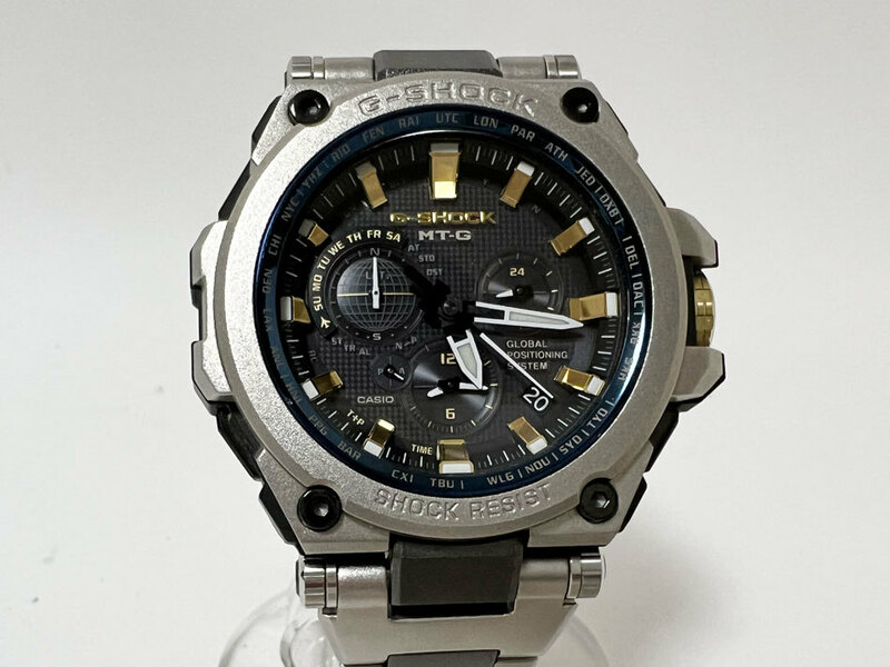 送料無料 CASIO カシオ G-SHOCK MT-G 腕時計 タフソーラー メンズウォッチ ソーラー電波 MTG-G1000SG-1A2JF 美品