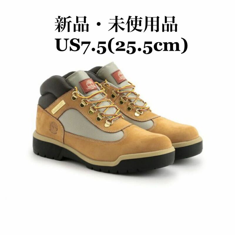 Timberland ティンバーランド Field Boot F L WP フィールドブーツ ウォータープルーフウィート イエロー US7.5