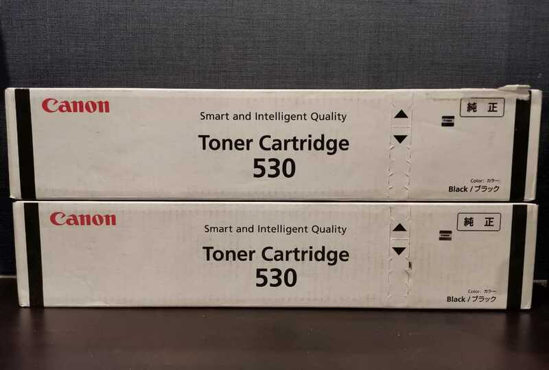 Canon トナーカートリッジ Toner Cartridge 530　ブラック　未使用　2本 送料込み