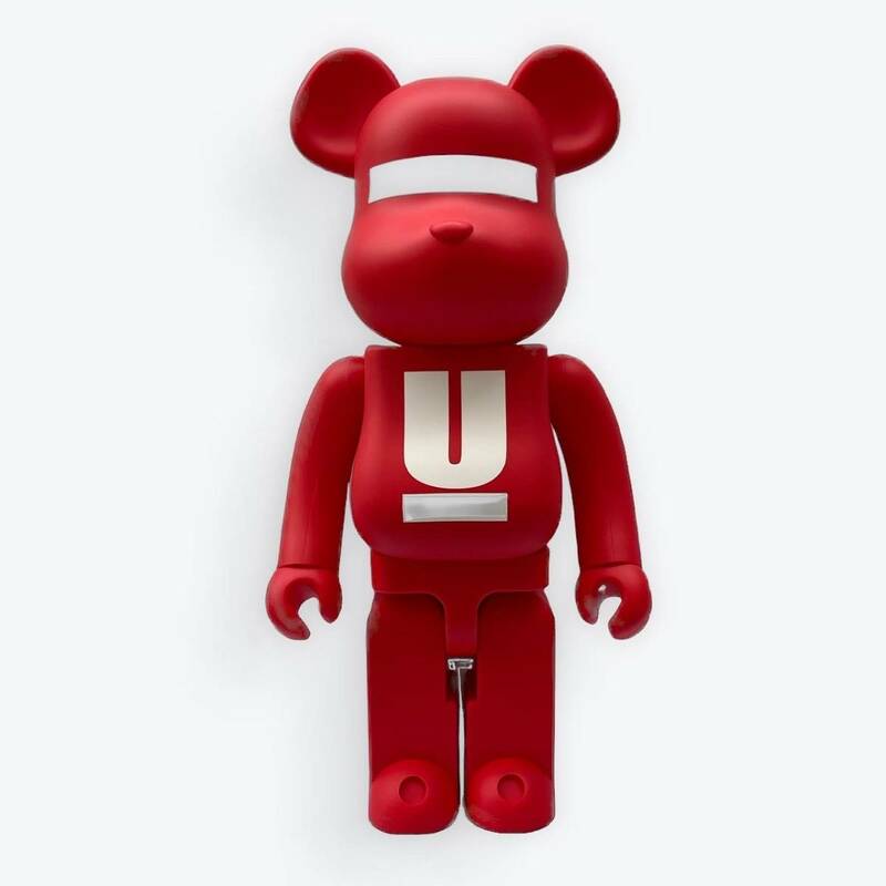 新品 BE@RBRICK ベアブリック × UNDER COVER アンダーカバー 1000％ ロゴ レッド MEDICOM TOY