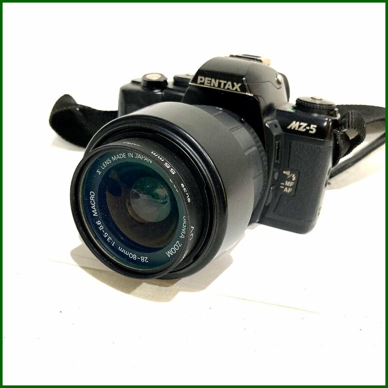 中古●PENTAX/ペンタックス●一眼レフカメラ MZ-5 SIGMA ZOOM 28-80mmレンズ付き レンズフィルターおまけ