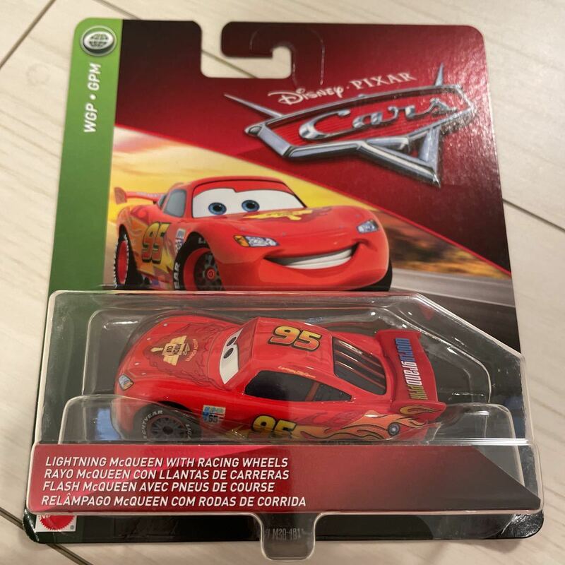 マテル カーズ LIGHTNING MCQUEEN WITH RACING WHEELS ライトニング　マックイーン レーシーングホイール ミニカー キャラクターカー WGP