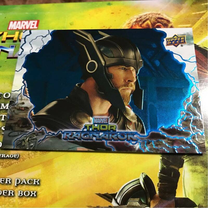 upper deck thor RAGNAROK 21 ブルー /199 ソー バトルロイヤル ラグナロク トレカ クリス ヘムズワース マーベル アベンジャーズ コミコン