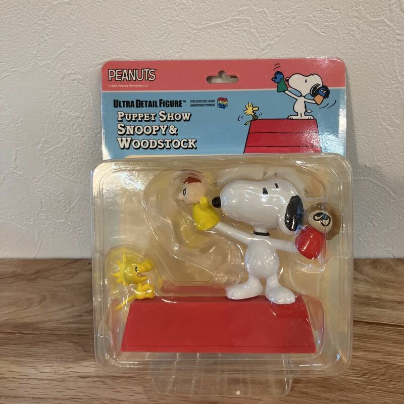 新品未使用 スヌーピー UDF ウルトラディテール フィギュア パペットショー PUPPET SHOW SNOOPY&Woodstock ウッドストック