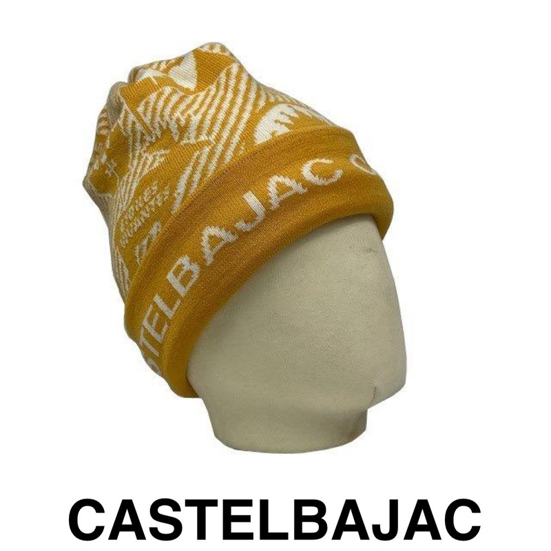 30％OFF　カステルバジャック　CASTELBAJAC　ニットキャップ　ニット帽　ワッチキャップ　暖かい帽子　7212491123-1　イエロー