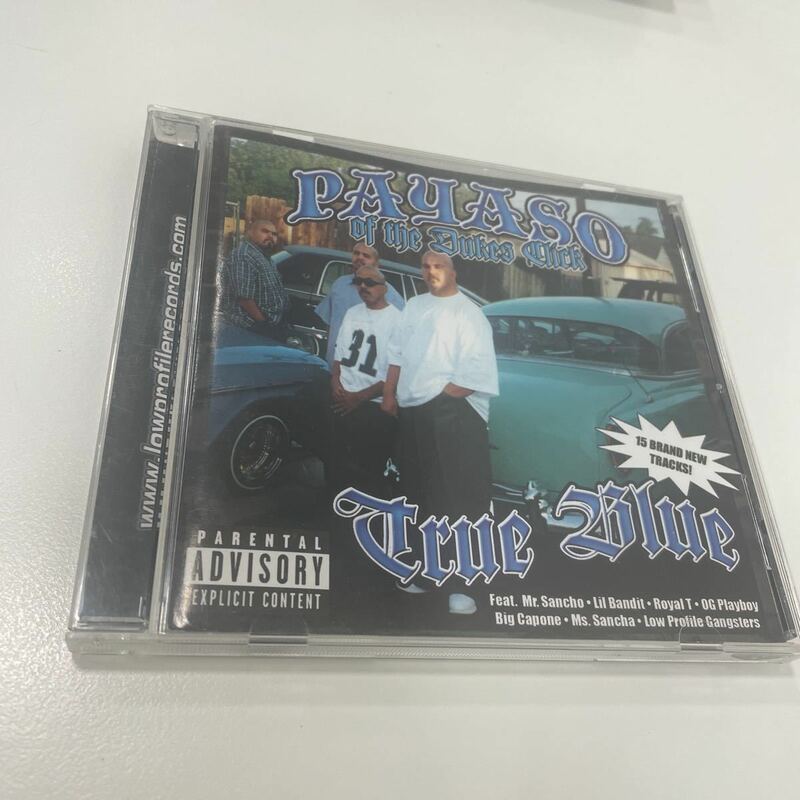 PAYASO True blue gangsta rap G-RAP CHICANO CRIPS LOWRIDER ウエッサイ　CD