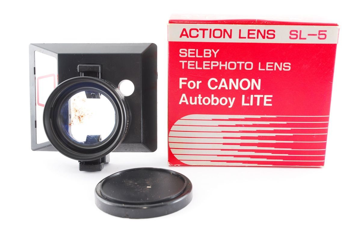 s1654★IWATA ACTION LENS SL-5 SELBY TELEPHOTO LENS CANON autoboy LITE用 元箱