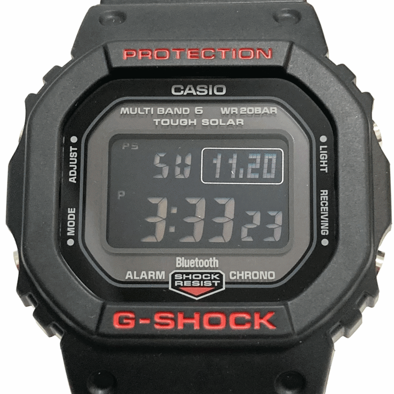 未使用 カシオ CASIO G-SHOCK GW-B5600HR-1JF 電波ソーラー腕時計 ジーショック 5600シリーズ 新古品 かんてい局亀有店12961