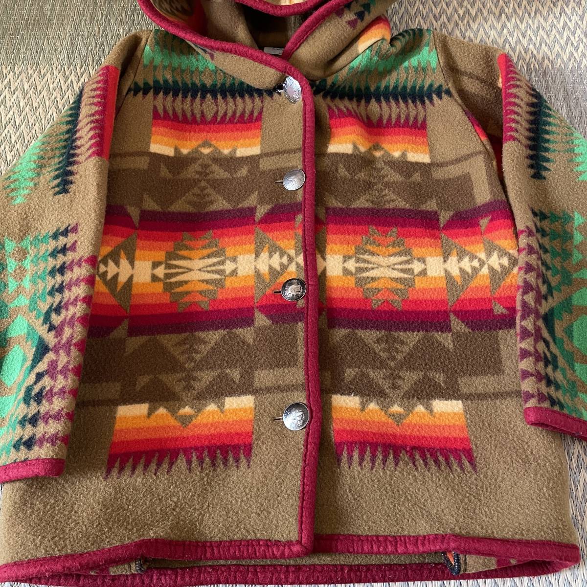 貴重！50's〜60's pendletonペンドルトン　ヴィンテージジャケットM アメリカ古着ネイティブ/革靴ブーツチマヨナバホアメカジ40'sオルテガ