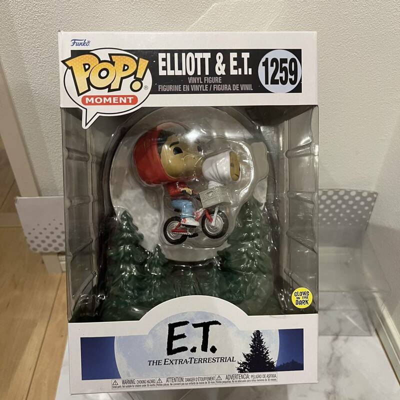 FUNKO POP! E.T. 　エリオット&E.T. 自転車　蓄光版