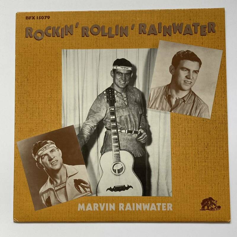 LPレコード【MARVIN RAINWATER* マーヴィン・レインウォータ「ROCKIN'ROLLIN'RAINWATER」】Carl Mann/Leroy Van Dyke/Bobby Valentino