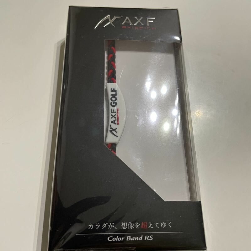 送料無料　新品未使用　AXF アクセフ カラーバンド　RS ネックレス　45.0㎝　レッド　日本製
