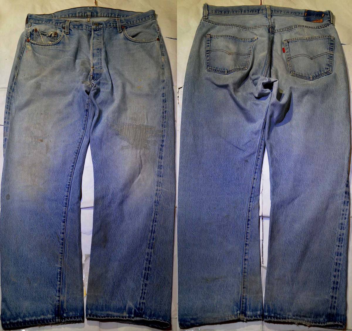 v360/LEVIS501赤耳ヴィンテージ☆ビッグサイズ　風合い抜群！