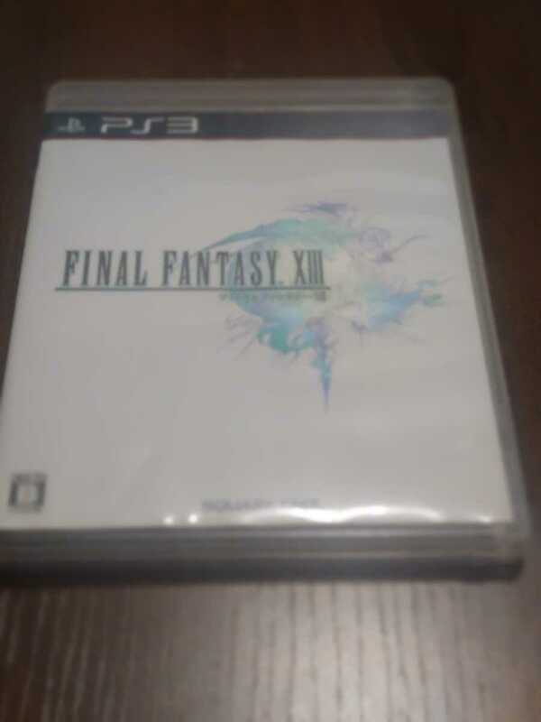 PS3 ファイナルファンタジー 13 FINAL FANTASY XIII 説明書無し