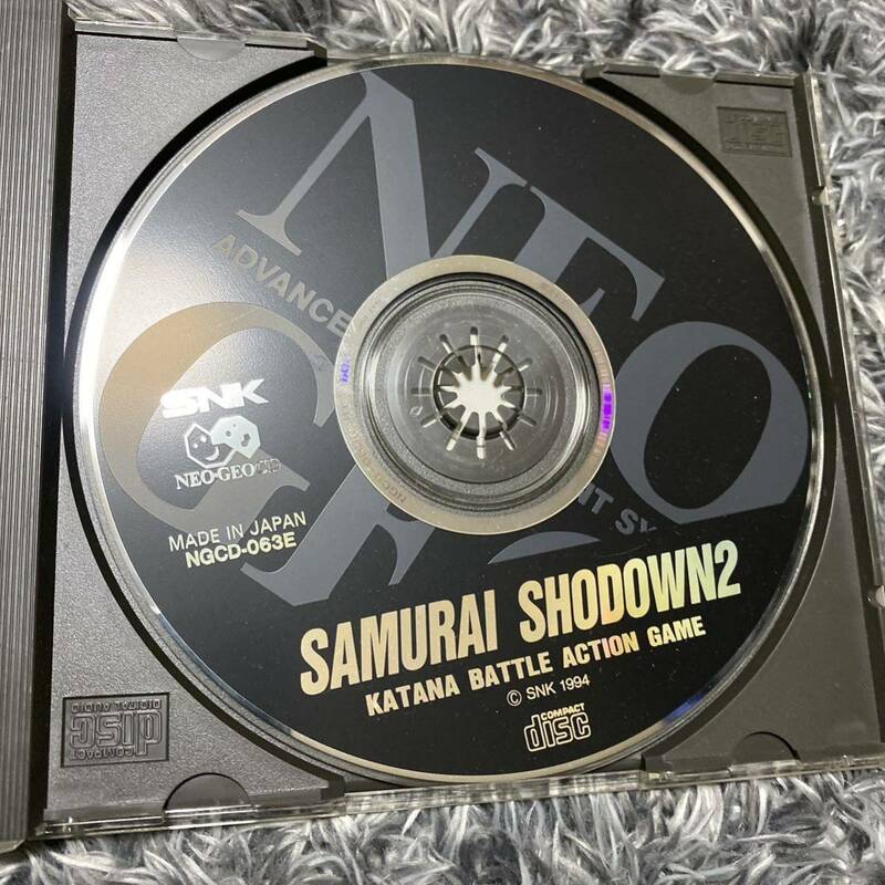 SAMURAI SHODOWN2 海外版　NEOGEO CD サムライスピリッツ　ネオジオ　CD レア