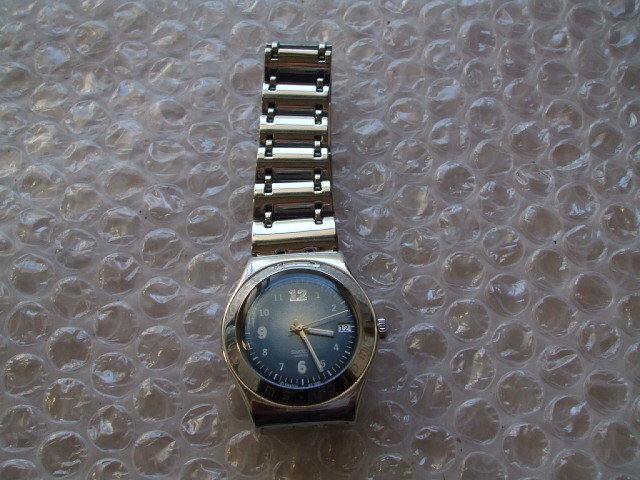 Swatch IRONY ブルー文字盤 ジュビリーブレス 腕時計 中古