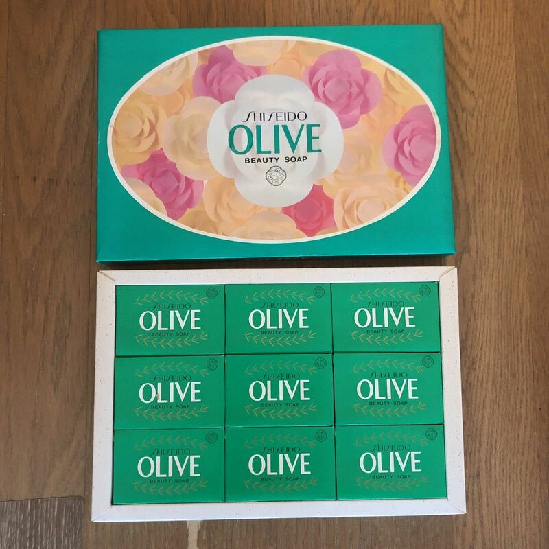 送料無料　商品レトロ商品　資生堂　OLIVE石鹸　外箱付