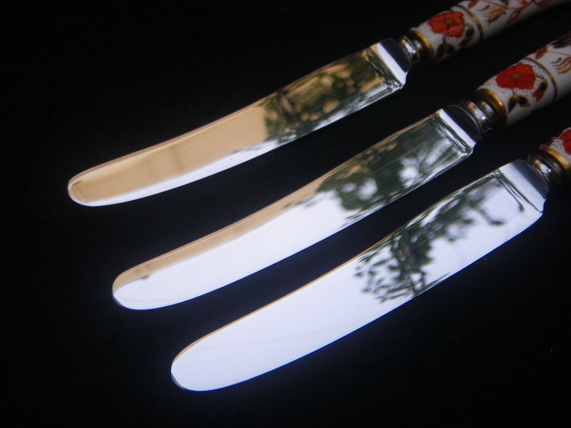 England　English　Royal Crown Derby　butterknife　英国　カトラリー　食器　バターナイフ　ロイヤルクラウンダービー