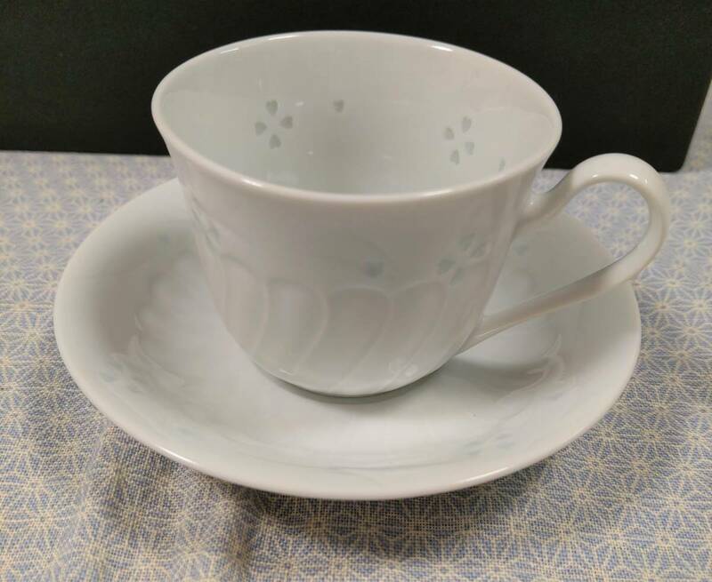 中古 カップ&ソーサー コーヒーカップ ティーカップ 陶器 5客セット