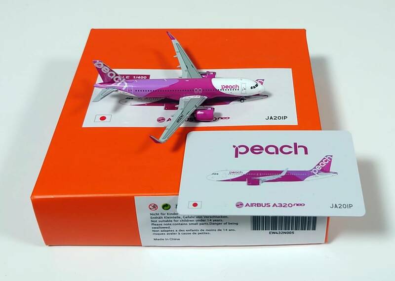■JC wings ピーチ Peach A320 neo JA201P 1/400 即決■