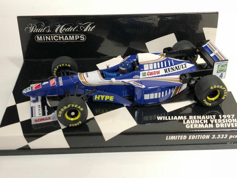 1/43 ミニチャンプス ウィリアムズ 1997 ラウンチ フレンツェン