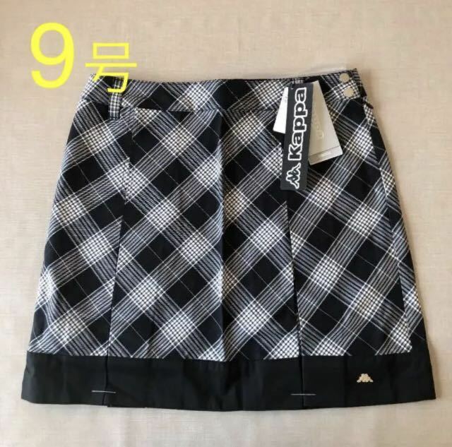 新品・未使用　Kappa ゴルフ インナーパンツ付き スカート　（9号） ブラック