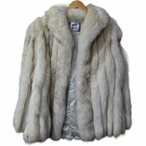 ◆中古品◆ SAGA FOX サガフォックス 毛皮コート ファーコート ショート丈コート ジャケット アウター 13号　P32219N