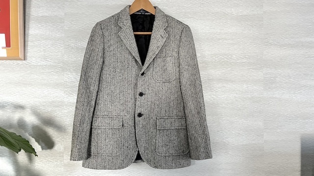 新宿伊勢丹購入 Polo ラルフローレン イタリア製 ヘリンボーン ジャケット Ralph Lauren Herringbone Jacket