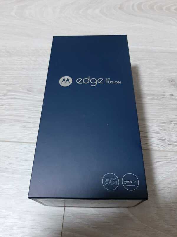 ★☆新品未開封　モトローラ　motorola edge 20 fusion simフリー エレキグラファイト RAM6GB ROM128GB☆★