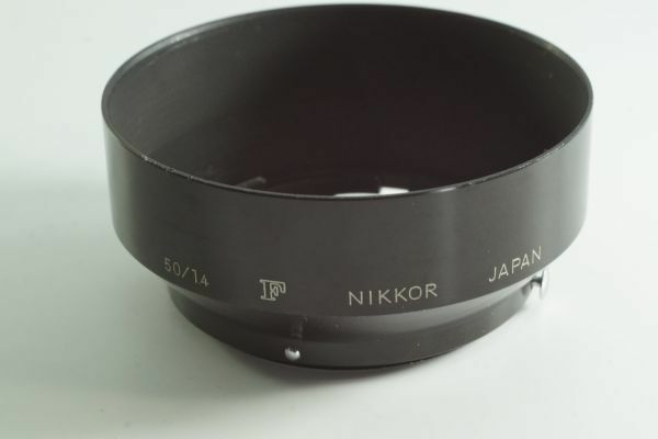 284『送料無料 キレイ』Nikon 50 1.4 NIKKOR ニコン Auto 50mmF1.4用 メタルフードニコン レンズフード