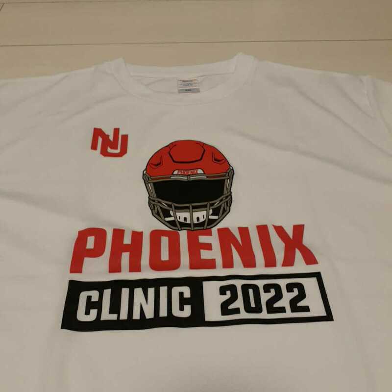【非売品】 日本大学アメフト部PHOENIX　2022CLINIC Tシャツ 