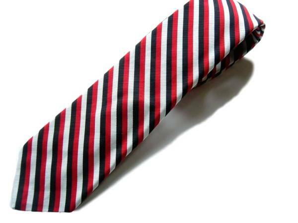 新品【送料込】ブラックフリース Jocky ストライプ ネクタイ Black Fleece by Brooks Brothers Tricolor Stripe Tie スリムタイ