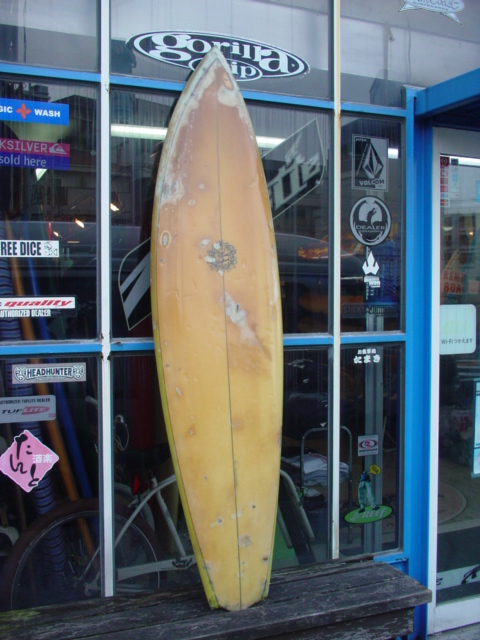 Dick Brewer Surfboards デイックブリューワー '70年代 リーシュカップなし シングル オンフィン ヴィンテージ フルレストア済 中古 美品