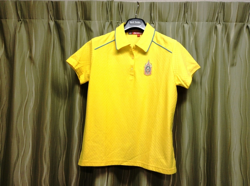 【新品未使用】タイ王国 イエローシャツ レディース XLサイズ