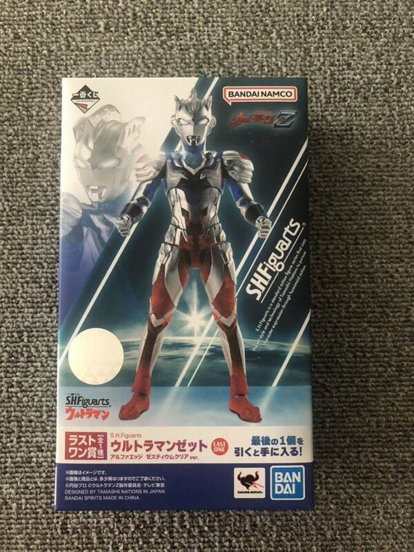 フィギュア ラストワン賞 ウルトラマンゼット アルファエッジ ゼスティウムクリアver. S.H.Figuarts 一番くじ ウルトラマン