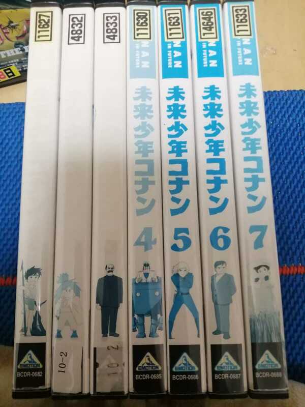 中古DVD：未来少年コナン　全７巻　　レンタル版