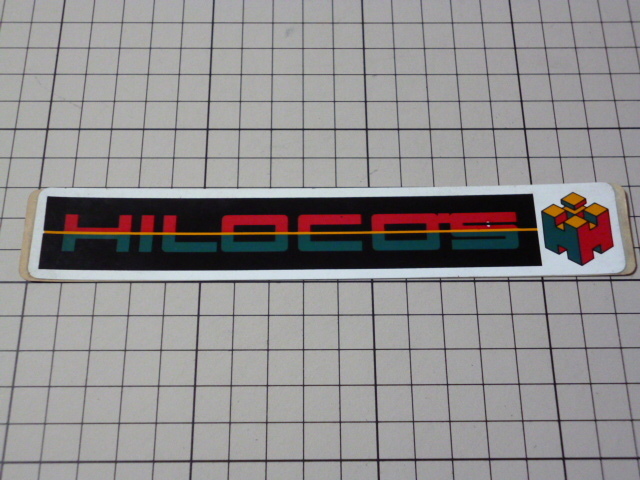 純正品 HILOCO'S ステッカー (174×29mm) 堀ひろ子 ひろこの オリジナル モータースポーツ ファッション