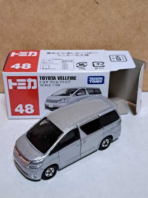 48 トヨタ ヴェルファイア 2012 # TAKARA TOMY ロゴ ベトナム製 開封品 中古 トミカ ミニカー