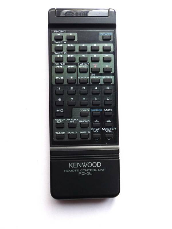 ★☆即決★13-k 除菌・簡易清掃済　KENWOOD AUDIO リモコン　RC-3J　赤外線発光確認済☆★